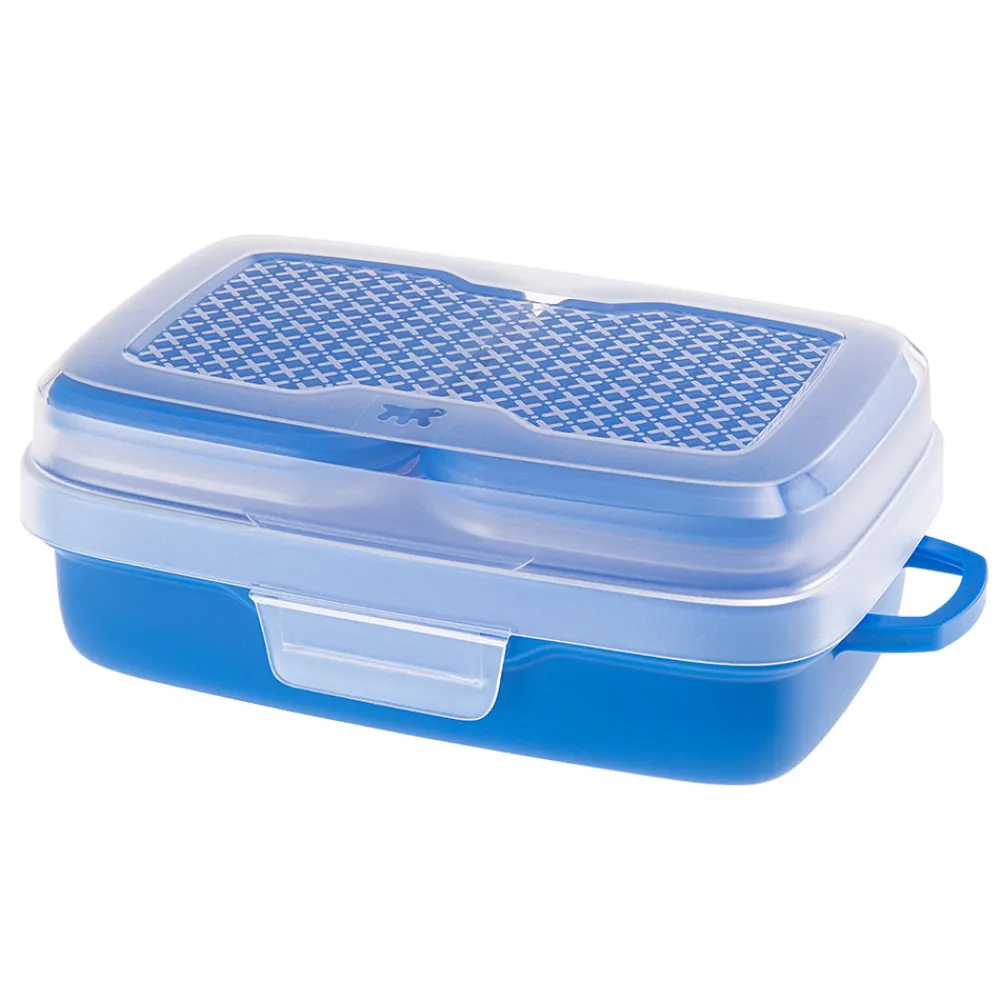 NA Gamelles Et Autres Accessoires | Ferplast pet ristò jeu de gamelles voyage chiens fermeture hermétique porte nourriture eau