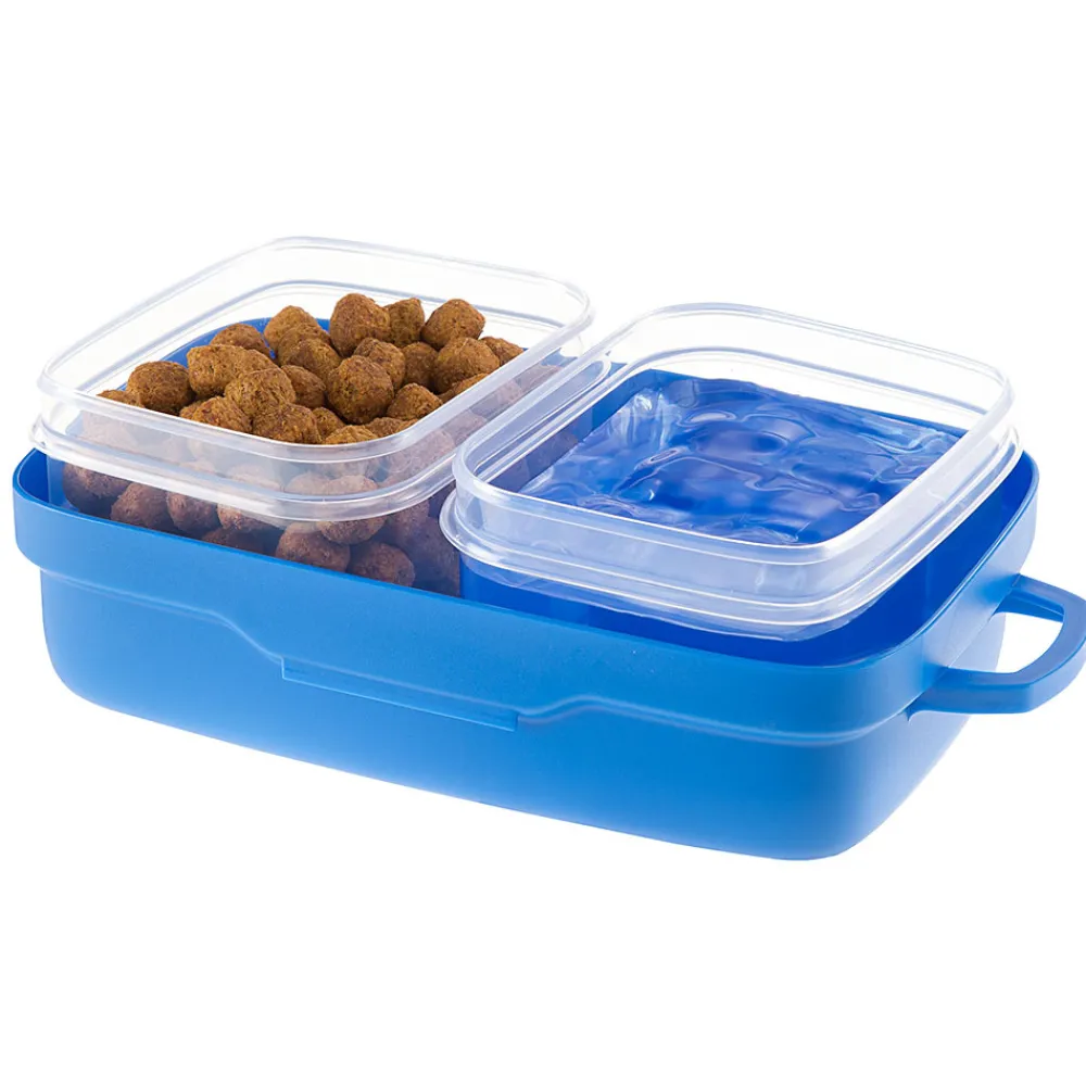 NA Gamelles Et Autres Accessoires | Ferplast pet ristò jeu de gamelles voyage chiens fermeture hermétique porte nourriture eau