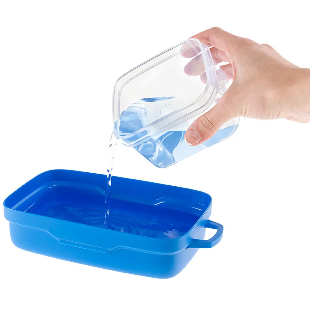 NA Gamelles Et Autres Accessoires | Ferplast pet ristò jeu de gamelles voyage chiens fermeture hermétique porte nourriture eau