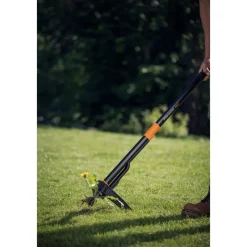 Fiskars Outils De Jardinage Et Accessoires | - Désherbeur 4 dents acier manche aluminium Xact™ L100cm
