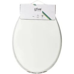 5 Five Simply Smart Entretien De La Maison | - 5five - abattant wc "colorama" blanc en bois laqué