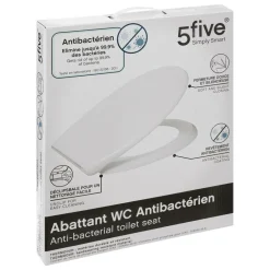 5 Five Simply Smart Entretien De La Maison | - 5five - abattant wc antibactérien blanc