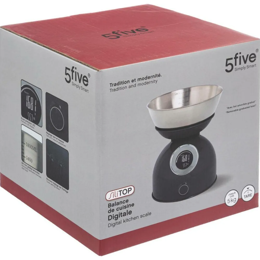 5 Five Simply Smart - 5five - balance digitale gris silitop