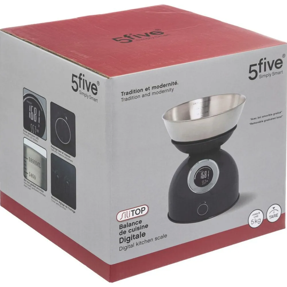 5 Five Simply Smart - 5five - balance digitale gris silitop