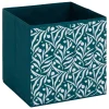 5 Five Simply Smart Mobilier D'Intérieur | - 5five - boîte de rangement "mix n modul" motif olivia bleu 31x31cm
