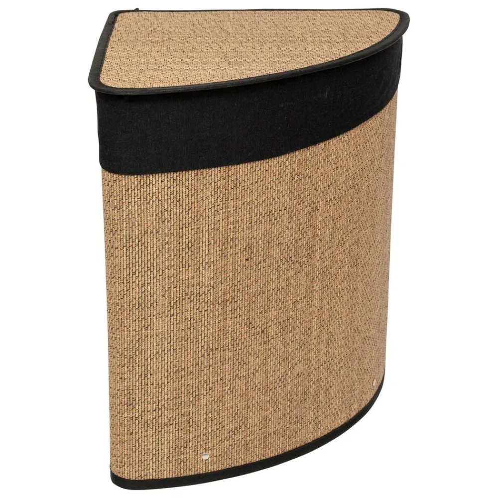 5 Five Simply Smart Mobilier D'Intérieur | - 5five - panier à linge d angle en bambou 48l