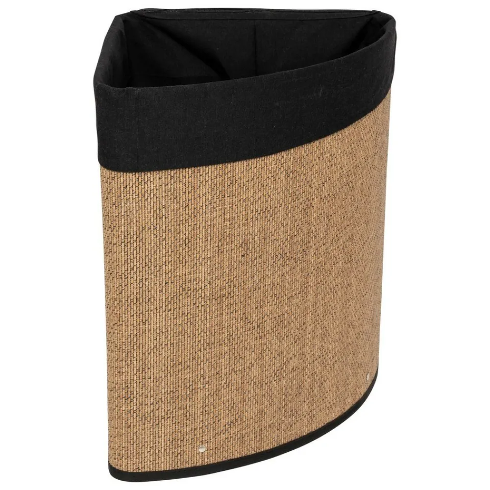 5 Five Simply Smart Mobilier D'Intérieur | - 5five - panier à linge d angle en bambou 48l