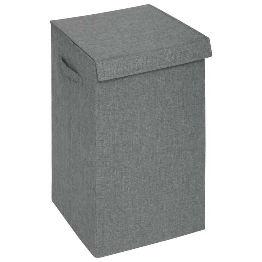 5 Five Simply Smart Mobilier D'Intérieur | - 5five - panier à linge "colorama" gris 74l
