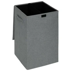 5 Five Simply Smart Mobilier D'Intérieur | - 5five - panier à linge "colorama" gris 74l