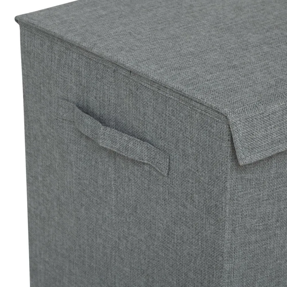 5 Five Simply Smart Mobilier D'Intérieur | - 5five - panier à linge "colorama" gris 74l