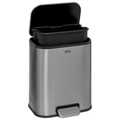 5 Five Simply Smart - 5five - poubelle soft close en inox finition mat 5l Discount