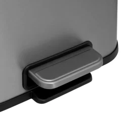 5 Five Simply Smart - 5five - poubelle soft close en inox finition mat 5l Discount