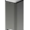 5 Five Simply Smart - 5five - poubelle "delta" en métal noir 30l Hot