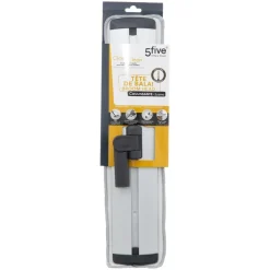 5 Five Simply Smart Entretien De La Maison | - 5five - tête de balai coulissant "click & clean" gris