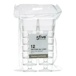 5 Five Simply Smart - 5five - 12 verrines carrées sur pieds plastique Online