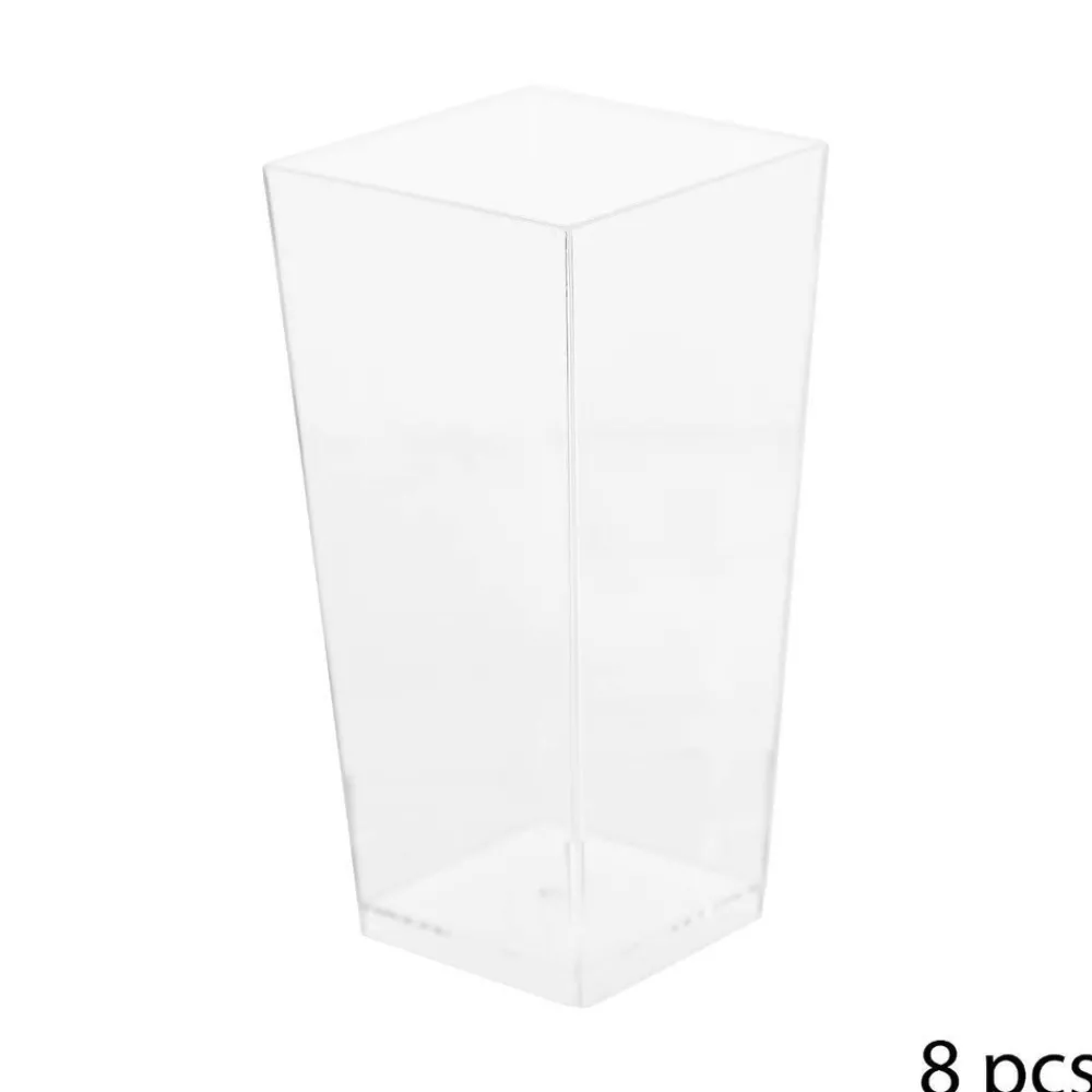 5 Five Simply Smart - 5five - 8 verrines carrées plastique Clearance