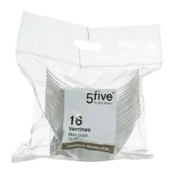 5 Five Simply Smart Fête Et Anniversaire | - 5five - 16 verrines évasées plastique