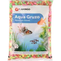 Flamingo - Gravier neon rainbow mix 1kg pour aquarium Sale