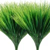 NA Plantes Artificielles | Fleurs en plastique d'herbe de printemps à sept fourches * 5 pièces, accessoires de végétation