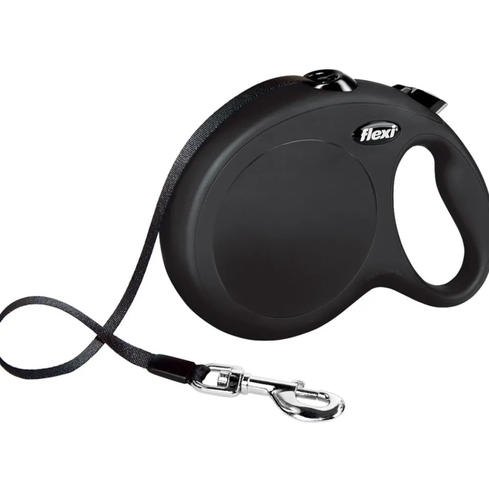 Flexi Colliers, Laisses Et Vêtements | - classic sangle 8m noir pour chien L