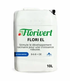 Florivert Engrais | - Engrais liquide flori el 8-6-8 oe 10l favorise le feuillage et les racines, pour arrosage ou pulvérisation -