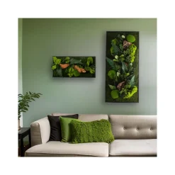 Flowerbox - Tableau végétal stabilisé canopé rectangle 57 x 27 cm Outlet