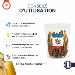 France Croquettes Alimentation Et Friandises | - Oreille de buffle 400g -