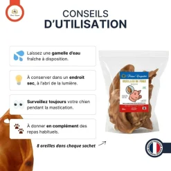 France Croquettes Alimentation Et Friandises | - Oreille de porc 5kg -