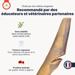 France Croquettes - Peau de chameau 400gr (mastication longue/hypoallergenique) friandise pour chien - Outlet
