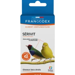 Francodex - Aliment complémentaire Serivit pour oiseau à bec droit : 15ml Outlet