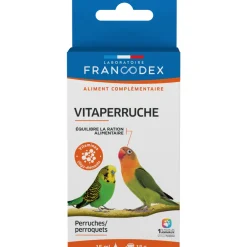 Francodex Hygiène Et Soins | - Aliment complémentaire Vitaperruche pour perruche,perroquet: 18gr+15ml