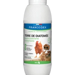 Francodex - Poudre de terre de diatomée pour poulaillers et clapiers 450g New