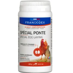Francodex Alimentation | - Spécial ponte, pot de 400 g pour poule pondeuse