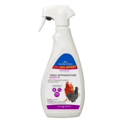 Francodex - Spray antiparasitaire diméthicone 750 ml pour volailles Sale