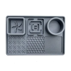 NA Gamelles Et Autres Accessoires | Gamelle anti-morsure et dispositif de léchage lent pour chien mcboson, gris
