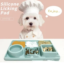 NA Gamelles Et Autres Accessoires | Gamelle anti-morsure et dispositif de léchage lent pour chien mcboson, vert