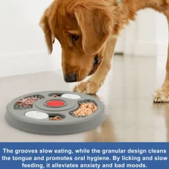NA Gamelle slow food bleue pour chien - mcboson - gamelles compatibles avec les cages pour chiens Online