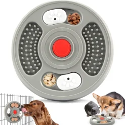NA Gamelle slow food grise pour chien - mcboson - gamelles compatibles avec les cages pour chiens Hot