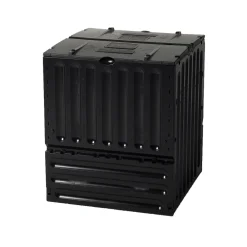 Garantia Jardinage Écologique | - Composteur : noir, 400l, 70x70xh.83cm