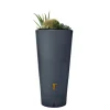 Garantia - Récupérateur d'eau "Réservoir Vaso 2en1" Gris : L58xl58xH120cm - 220L New