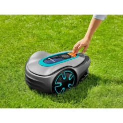 Gardena Tondeuses | - Tondeuse a gazon robot sileno minimo 250 – connexion bluetooth – surface tonte max 250m² – triple lames pivotantes (1520