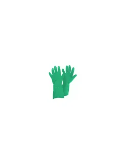 Générique GÉNÉRIQUE - Gants de protection nitrile en acrylonitrile vert, intérieur en coton floqué, pour l'utilisation de produits liquides et chimiqu Discount