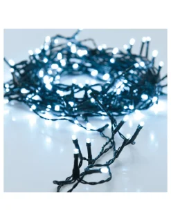 Générique GÉNÉRIQUE - Guirlande à piles câble vert 24 leds blanch froid ip44 multif. 2,30m New