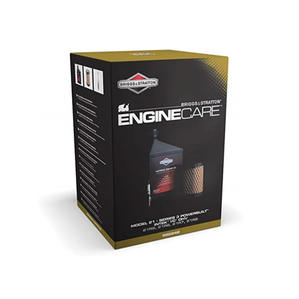 Générique GÉNÉRIQUE - Kit d'entretien pour autoportées série 3, modèle 21 briggs & stratton. Composé d'un bidon d'huile de 1,4 l sae30, d'un filtre à