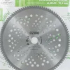 Générique GÉNÉRIQUE - Lame de débroussailleuse 100 dents carbure ø: 255 x 25.4 x 1,3mm, avec couteaux affutés sur 3 côtés et alternés droite/gauche. P Hot