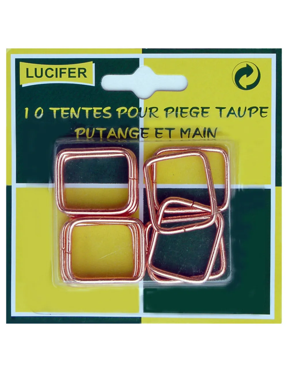 Générique Anti-Nuisibles | GÉNÉRIQUE - Tente pour piège à taupe putange carte de 10 - masy