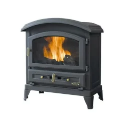 Godin Bois Et Accessoires De Cheminées | - Poêle à bois fonte-canadien-9 kw-peint anthracite - 310103