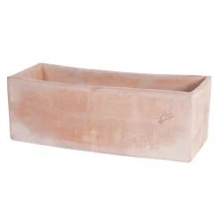 Goicoechea - Jardinière contemporaine en terre cuite - 40x17x16cm New