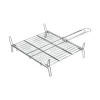 Gourmet Kitchen Barbecues Et Planchas | - Grille double 45x45cm edm