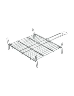 Gourmet Kitchen Barbecues Et Planchas | - Grille double 45x45cm edm